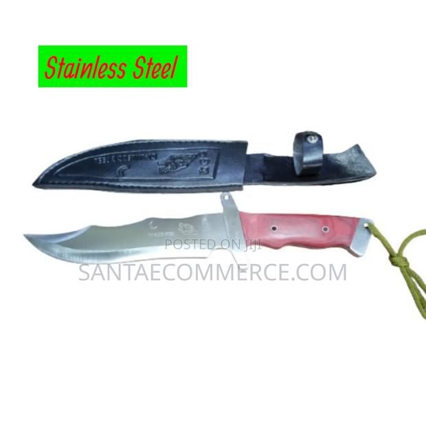 Stainless Steel Outdoor Knifewooden Handle - main view