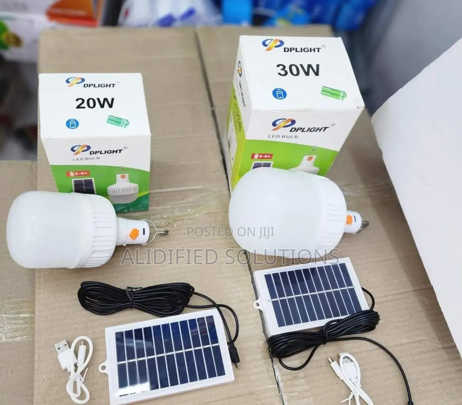 Rechargeable Bulb With Solar