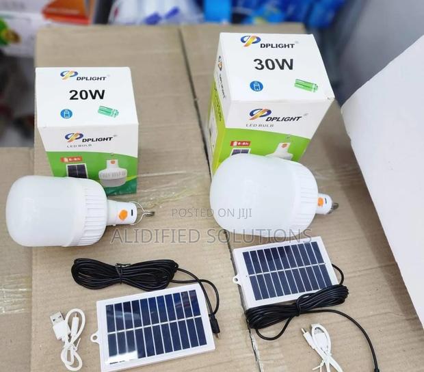 Rechargeable Bulb With Solar