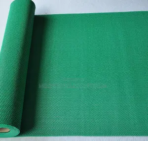 Green Perforated PVC Bathroom Mats
