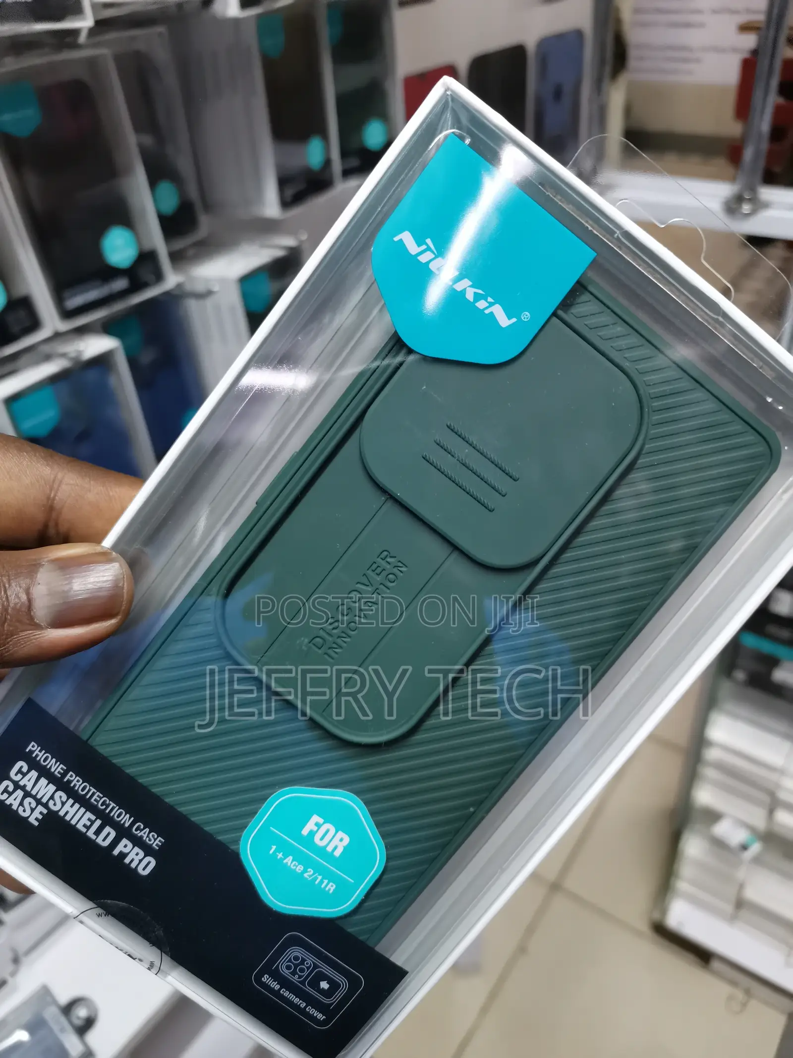 Nillkin Camshield Pro Cover Case for Oneplus 11R, Ace 2-Gree