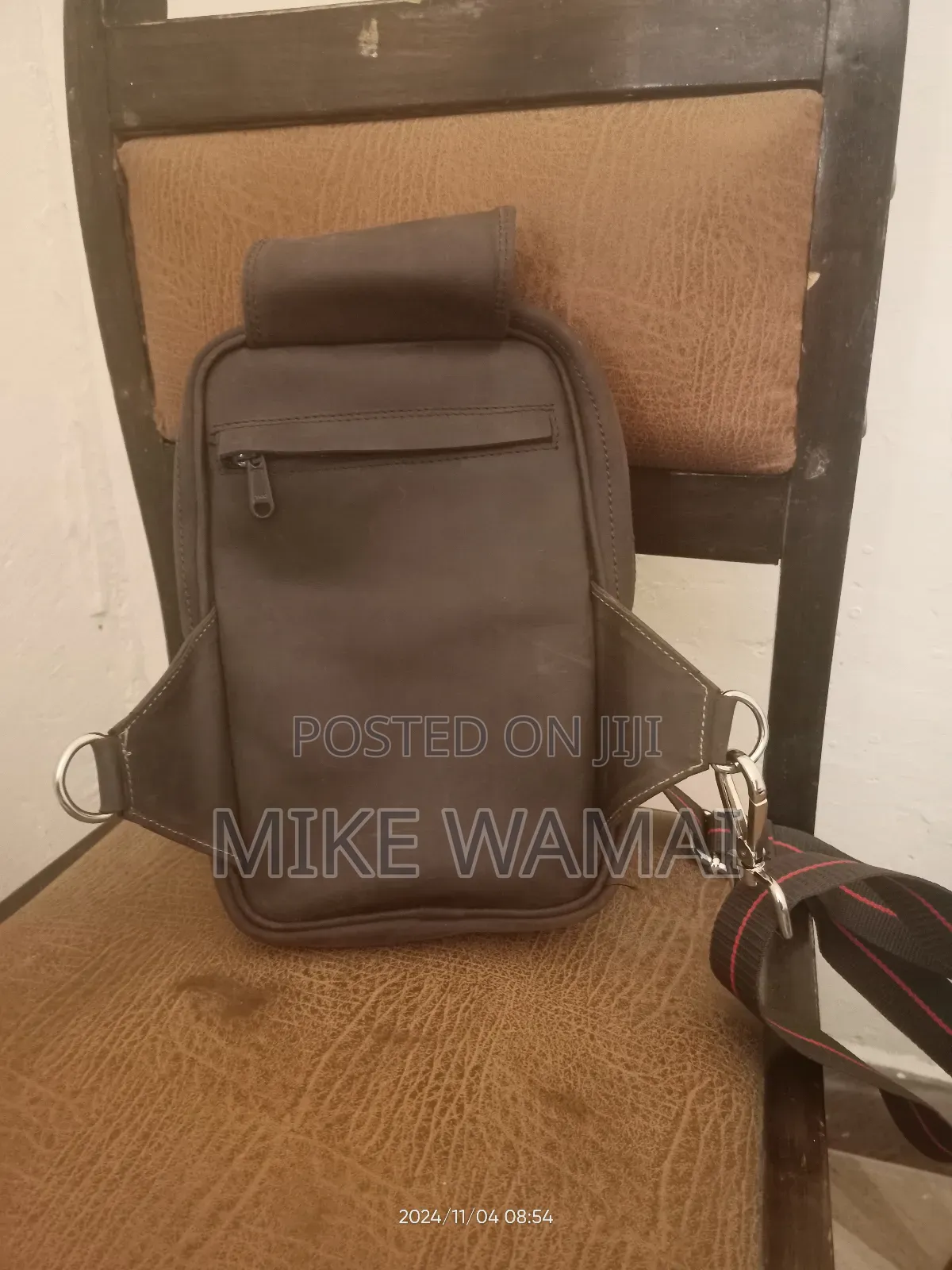 Class, Style and Security Put Together in This Cow Hide Chest Bag