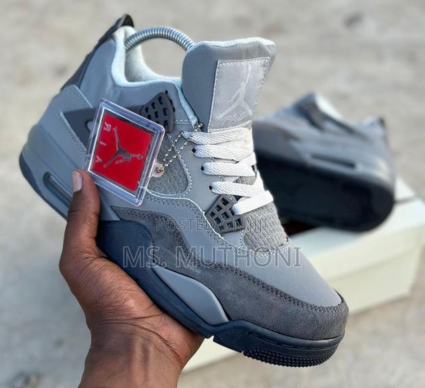 High Quality Jordan 4 Olive / Black Cat / Grey - thumbnail 4