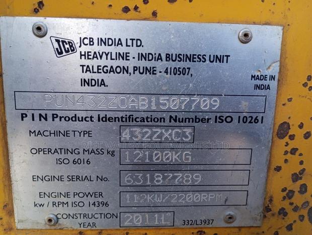 JCB 432ZX 3.5 Tonnes Wheel Loader - thumbnail 8