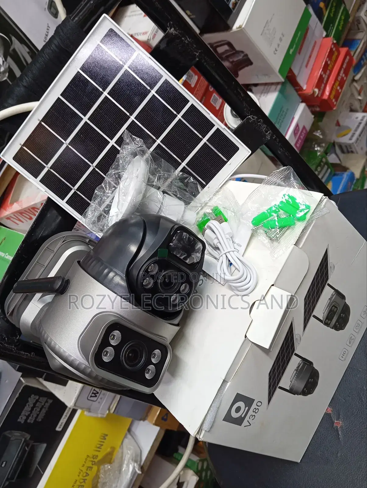 Solar CCTV Camera PTZ With SIM Card Slot 4g