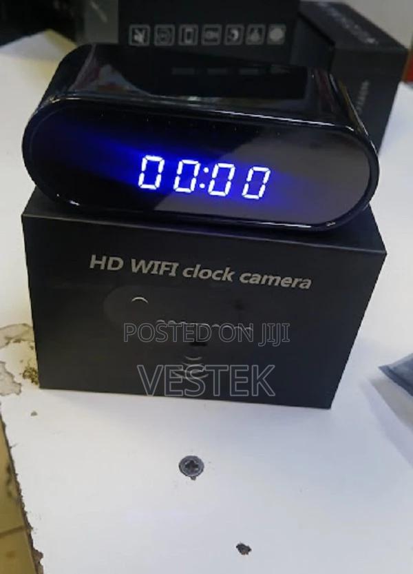Hidden Camera Clock 1080P Wireless Spy Camera Covert Nanny