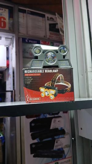 5 Lights Rechargeable Headlamp Camping LED Light - thumbnail 2