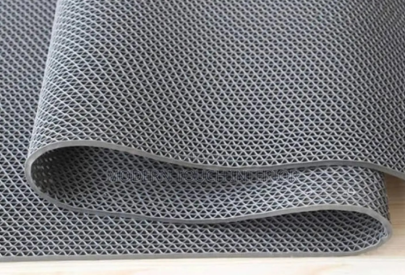 Grey PVC Perforated Entryway Carpet