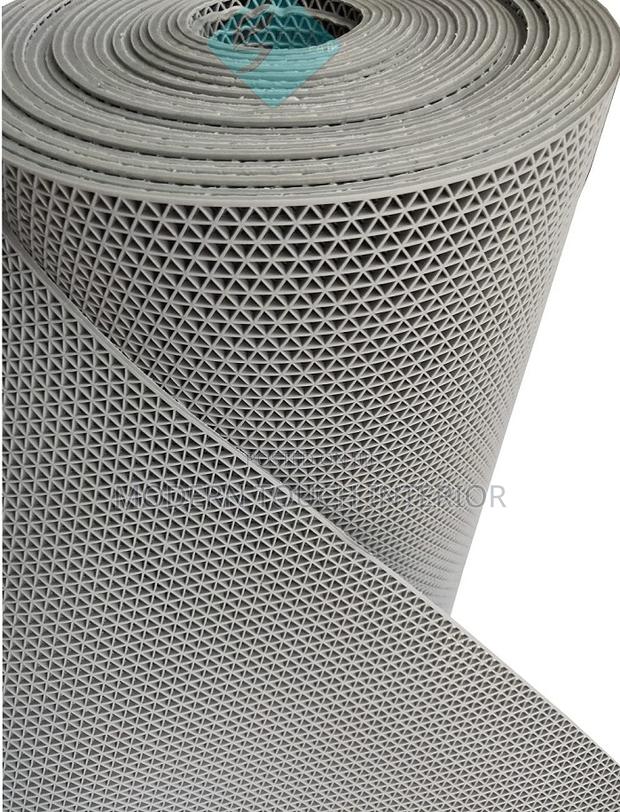 Grey Perforated PVC Outdoor Mat