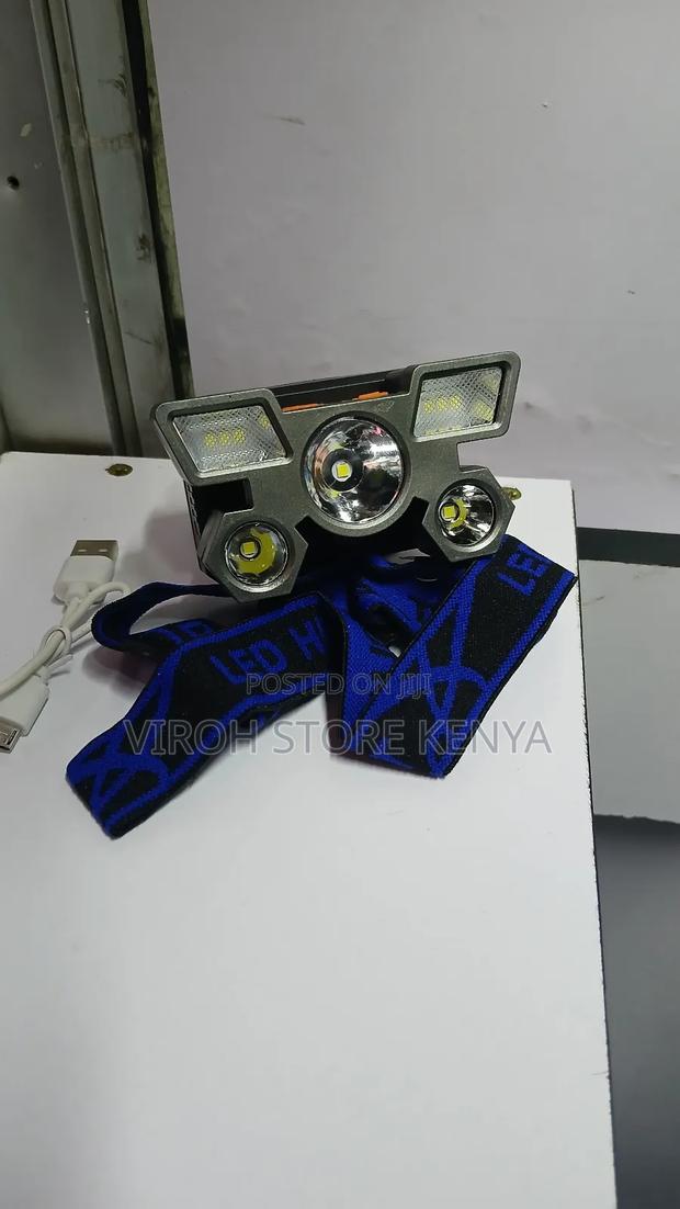 Rechargeable Head Lamp 5 Lights LED Camping Head Light - main view
