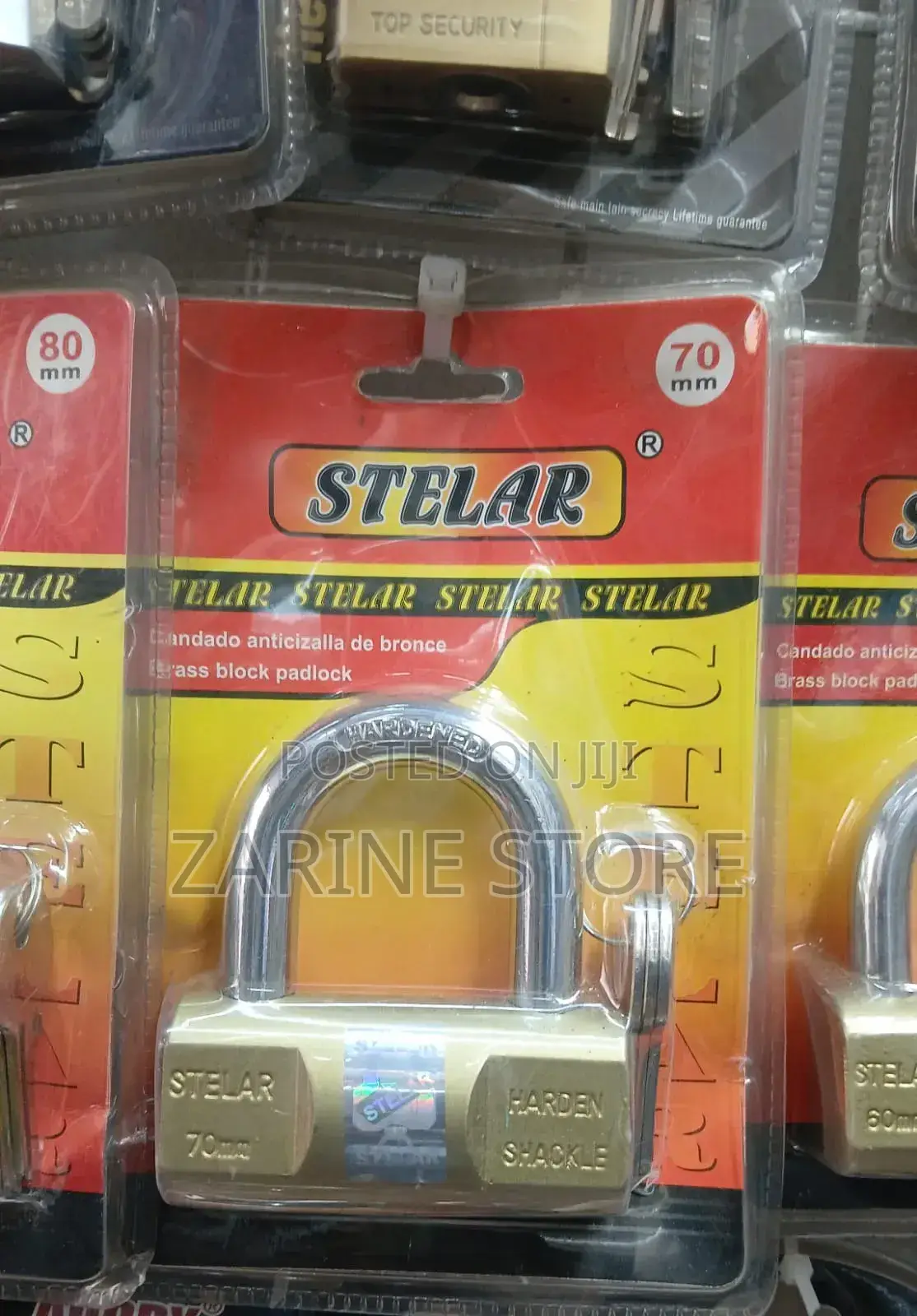 Stelar 70mm Water Resistant, Anti-Theft Padlock