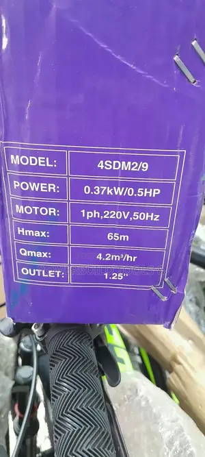 Aquapond 0.5hp Borehole Pump With Control Box