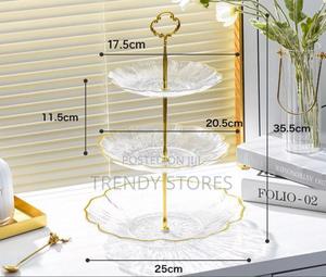 Clear 3 Tier Dessert Display Stand - main view