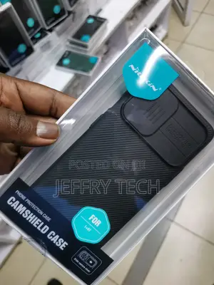 Nillkin Oneplus 8T Case, Camshield Series Case -Black