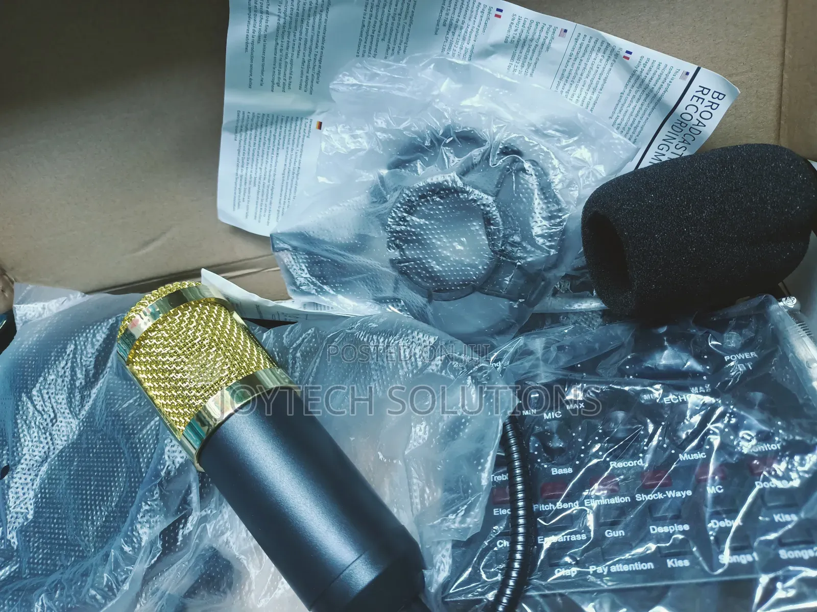 Pc Karaoke Voice Recording Condenser Microphone