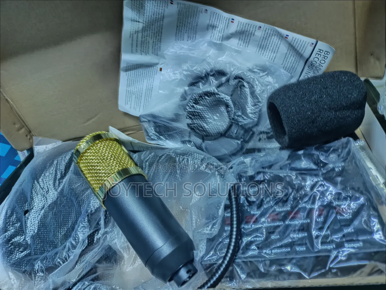 Pc Karaoke Voice Recording Condenser Microphone