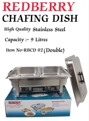 Red Berry 9l Double Chafing Dishes