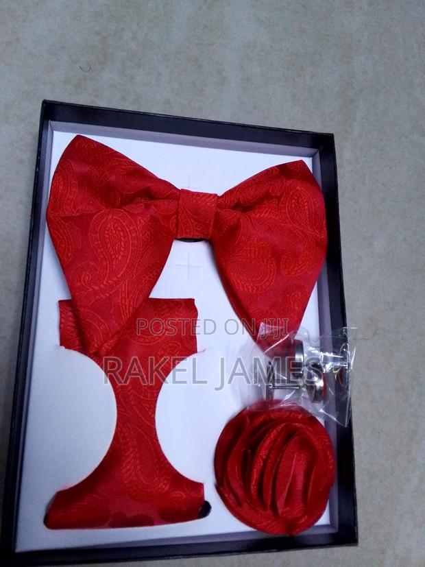 Buttery Red Bowtie - main view