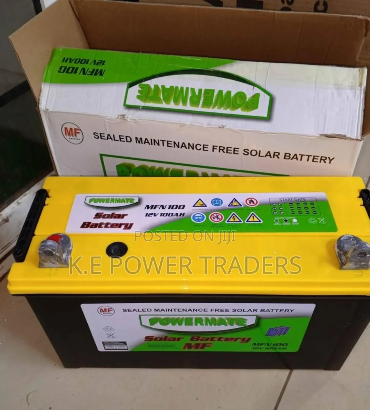 Powermate 100ah Solar Battery