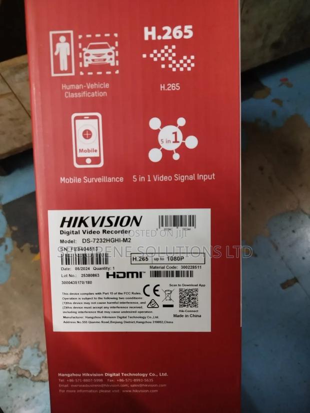 Hikvision 1080P 32ch DVR 2hdd – Ds-7232hghi-M2 - thumbnail 2