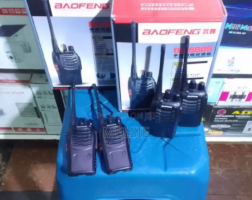 Pack Baofeng 888s Walkie Talkie Radio Calls 5km -2 Pieces