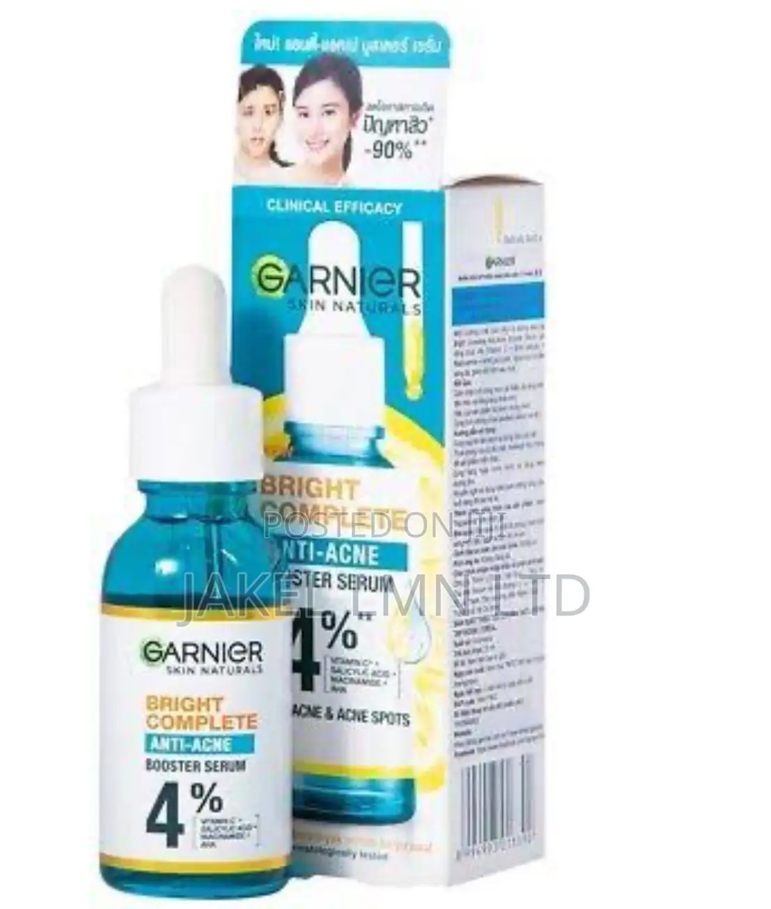 Garnier Bright Complete Anti-Acne Booster Serum -30ml