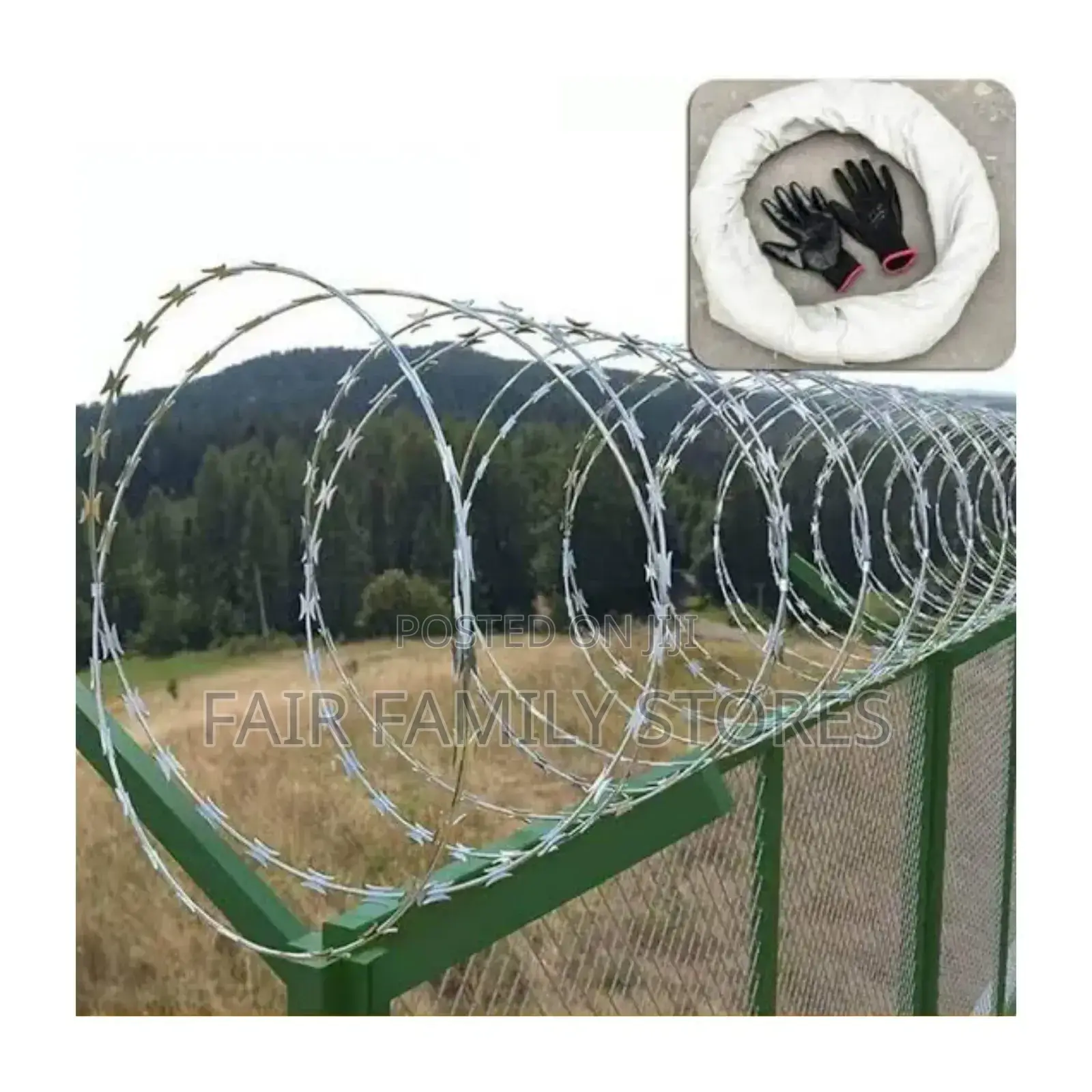 Razor Wire, / Galvanized 6meters and 450mm