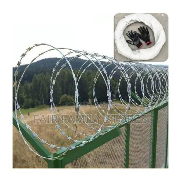 Razor Wire, / Galvanized 6meters and 450mm - main view