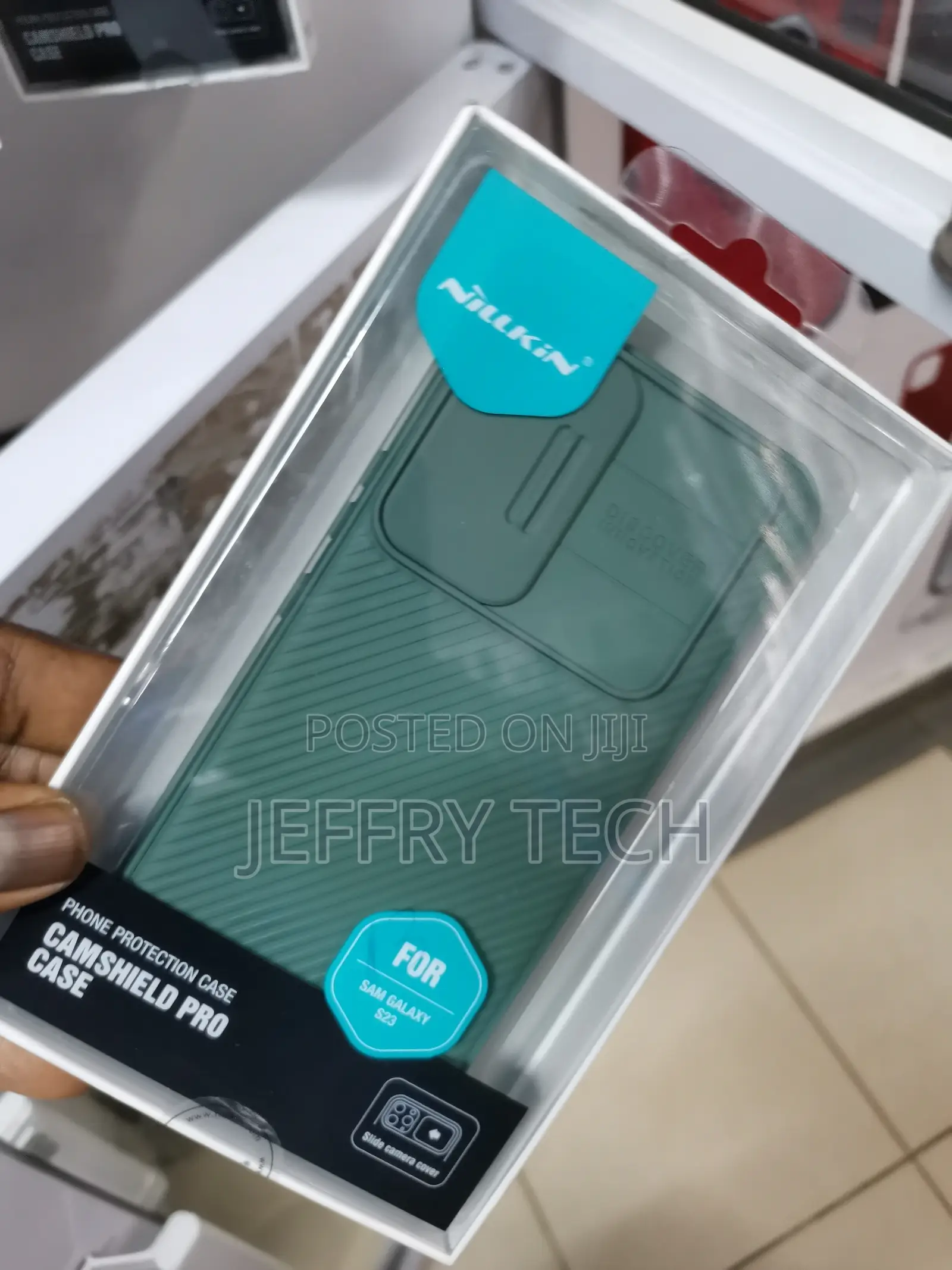 Nillkin Camshield Cover Case for Samsung Galaxy S23-Green