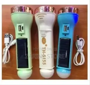 Rechargeable Torch, Solar Charging Light, Two Lights Torch