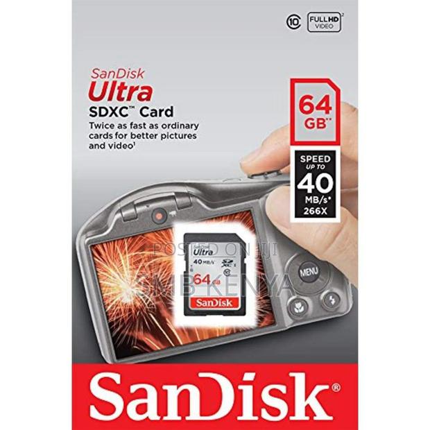 Sandisk Ultra Sdhc Memory Card 64gb For Camera