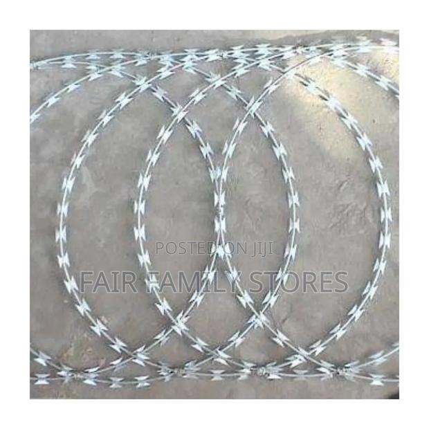 Fencing Razor Wire Galvanized 450mm, 6 Meters - main view