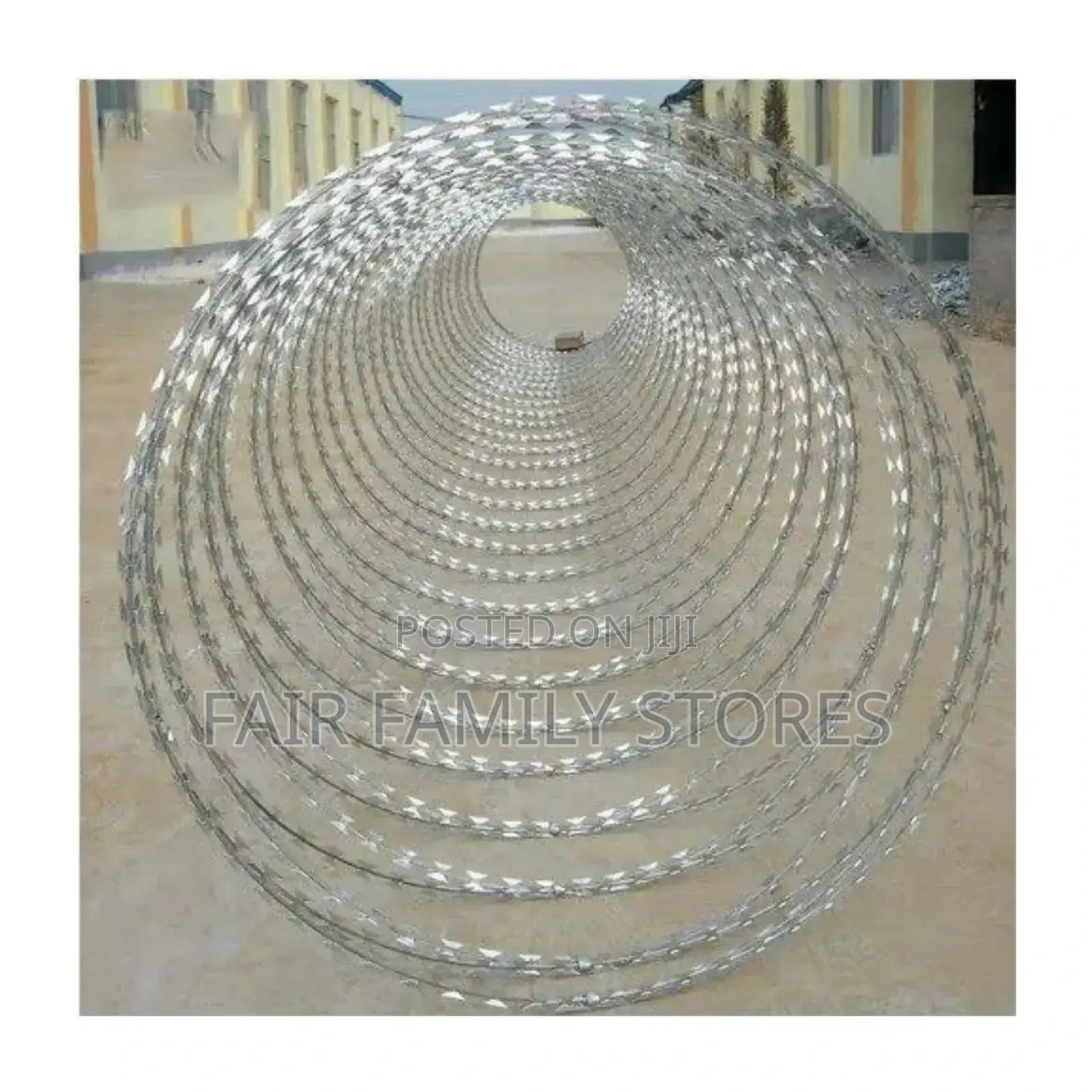Fencing Razor Wire Galvanized 450mm, 6 Meters