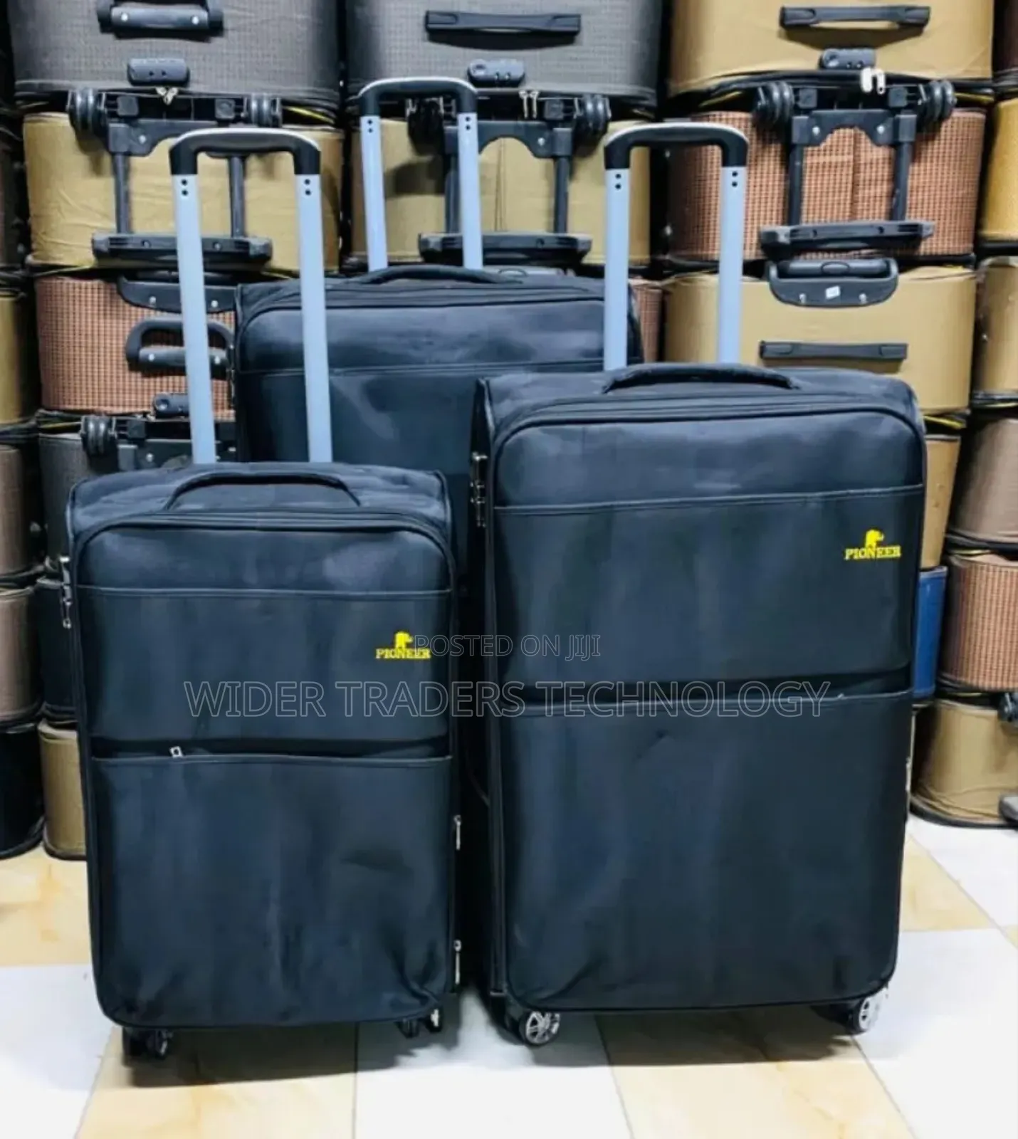 3 in 1 Fabric Laxurious Suitcase Briefcase Travel Bag