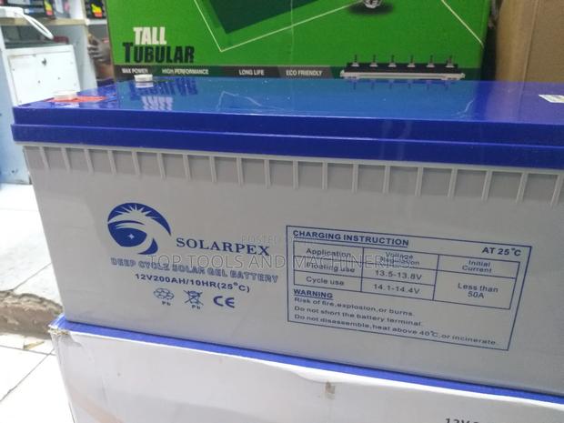 Solarpex 12v 200ah Deep Cycle Solar Gel Battery - thumbnail 2