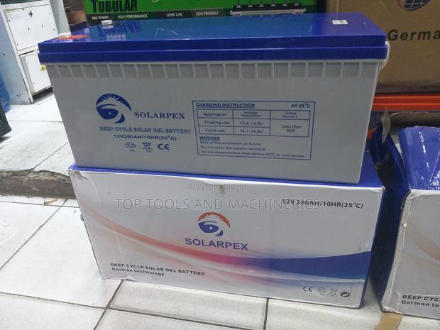 Gel Backup Solar Battery Solarpex 12v 200ah