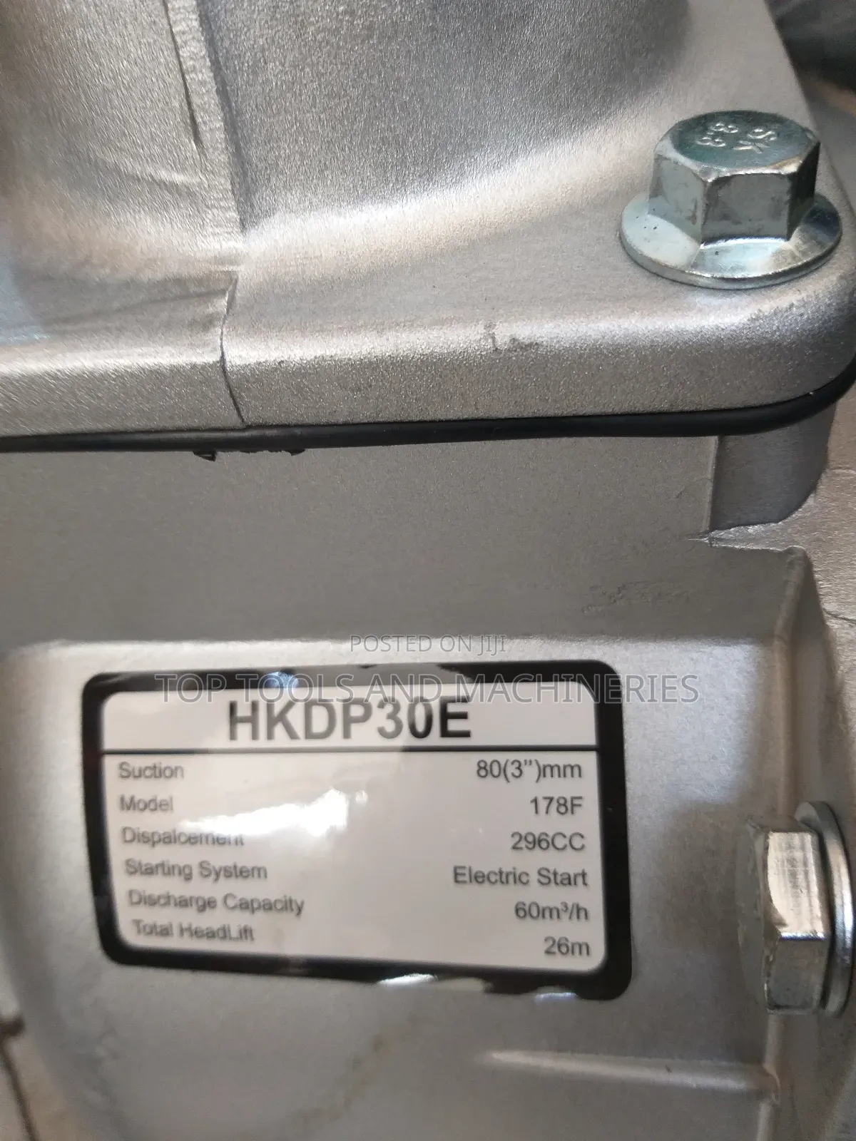 Hisaki 3 Inch Normal Pressure Keystart Diesel Water Pump