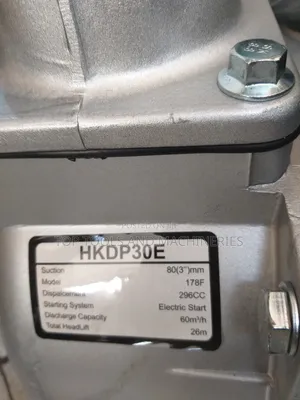 Hisaki 3 Inch Normal Pressure Keystart Diesel Water Pump