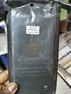 Caseme Leather Flip Case for iPhone 16 Plus -Black