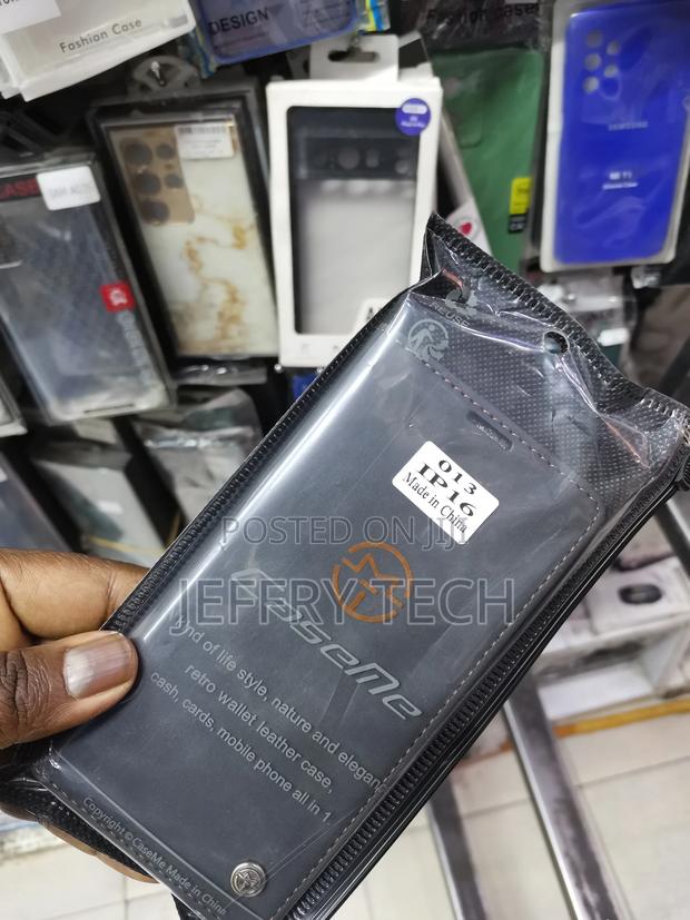 Casemeleather Flip Case for iPhone 16 Wallet Case-Black - thumbnail 2