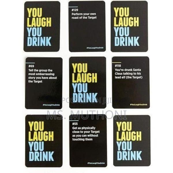Drinking Party Game, You Laugh You Drink - thumbnail 3