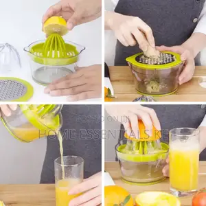 Multi~Function Manual Squeeze Hand Press Juicer