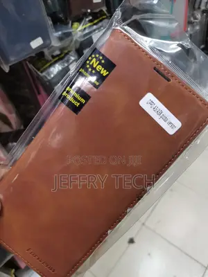 Leather Flip Cover for Oppo A3x / Oppo A3 Case -Brown