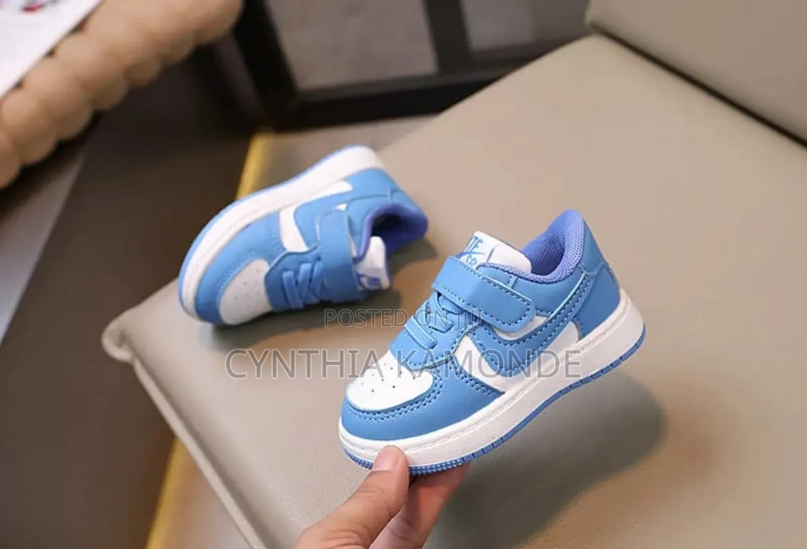 Kid Sneakers Maroon, Blue, Brown