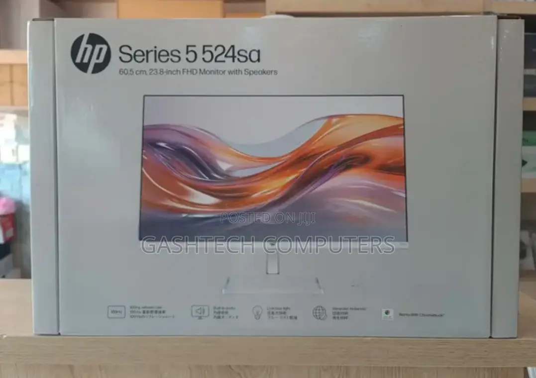 Hp Series 5 23.8 FHD Monitor With Speakers 524sa