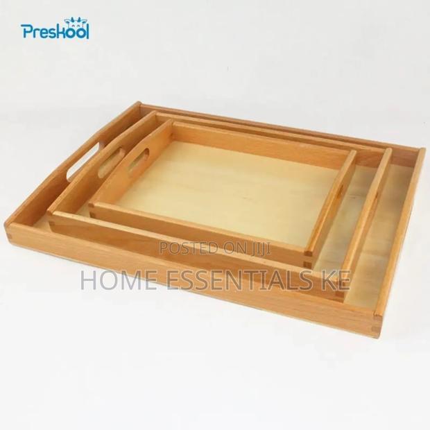 *Multifunctional Big Sized 3in1 Bamboo Serving Trays - thumbnail 3