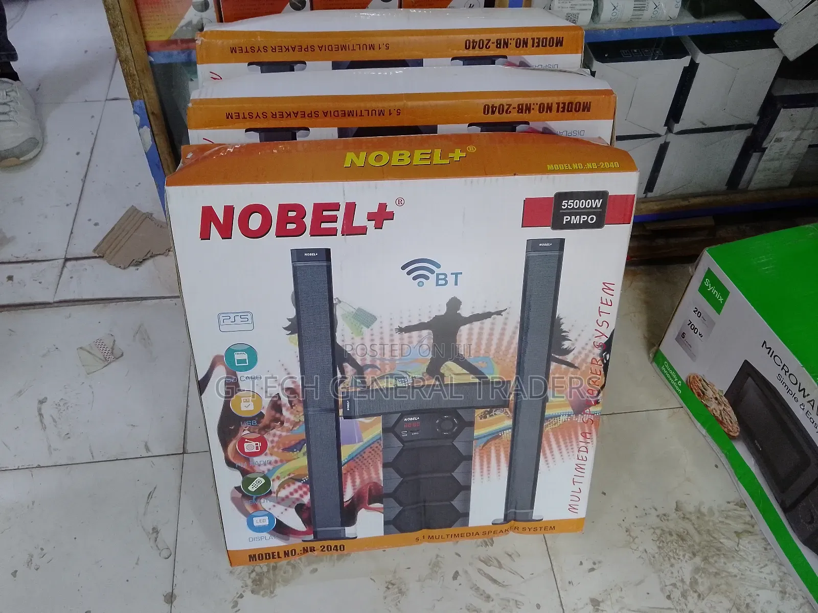 Nobel Nb-2040 5.1ch Multimedia Speaker 55000w