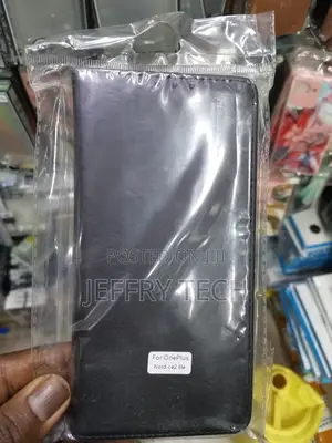 Leather Wallet Case for One Plus Nord CE 2 Lite -Black