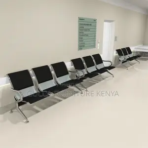 Benches: 3-Seater Semi Padded Airport Waiting Bench