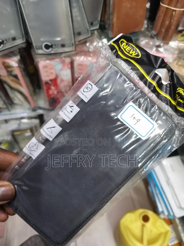 Leather Flip Case for Oneplus 9 Wallet Case,-Black - thumbnail 2